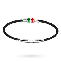 Pulsera Zancan Hombre in Plata ESB091-NE - ESB091-NE